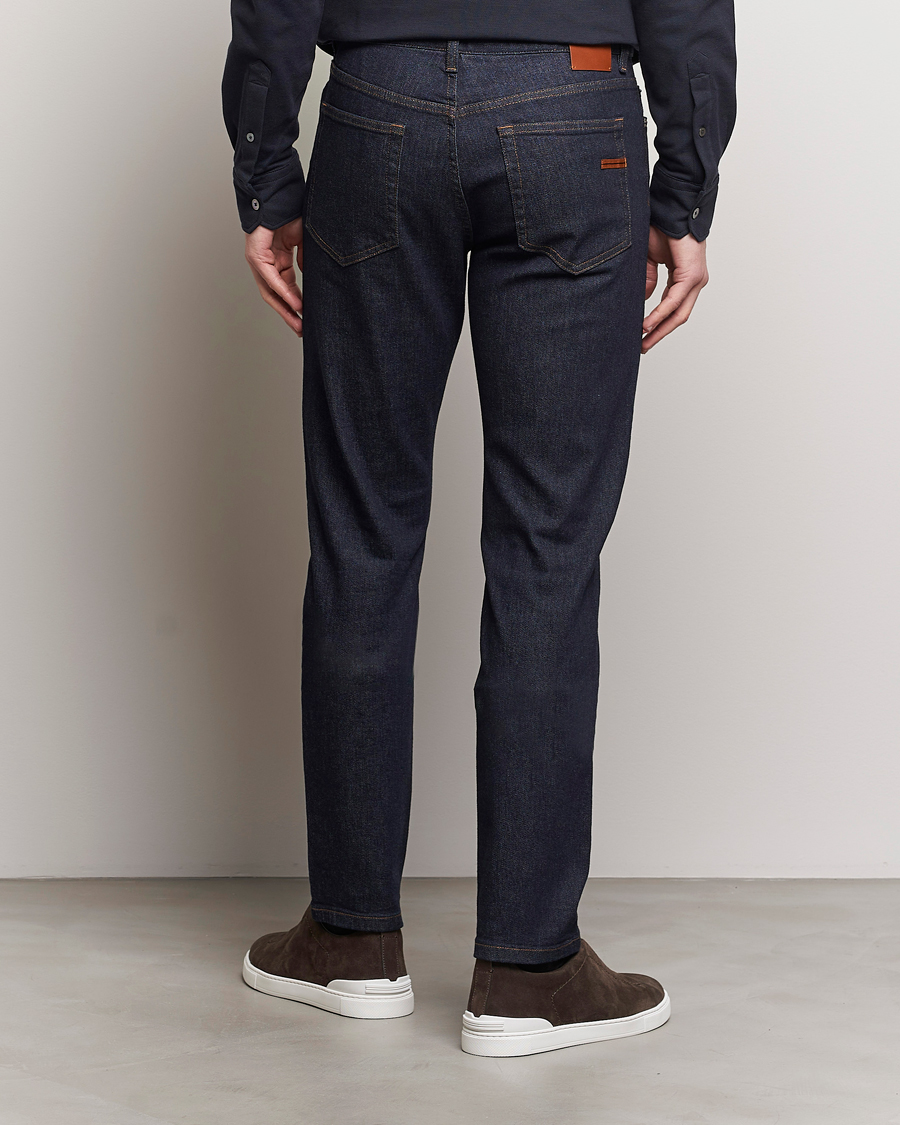 Men | Jeans | Zegna | Slim Fit 5-Pocket Jeans Dark Indigo