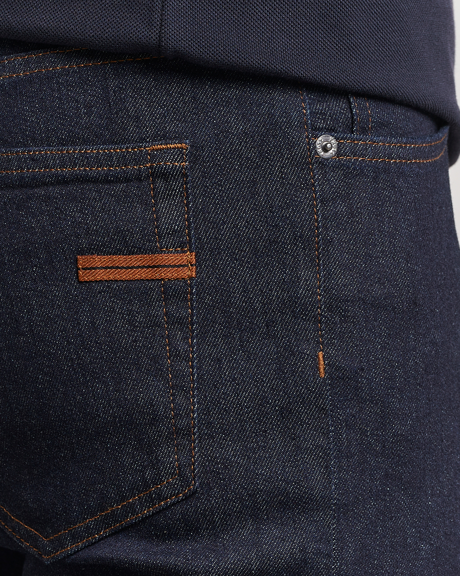 Men | Jeans | Zegna | Slim Fit 5-Pocket Jeans Dark Indigo