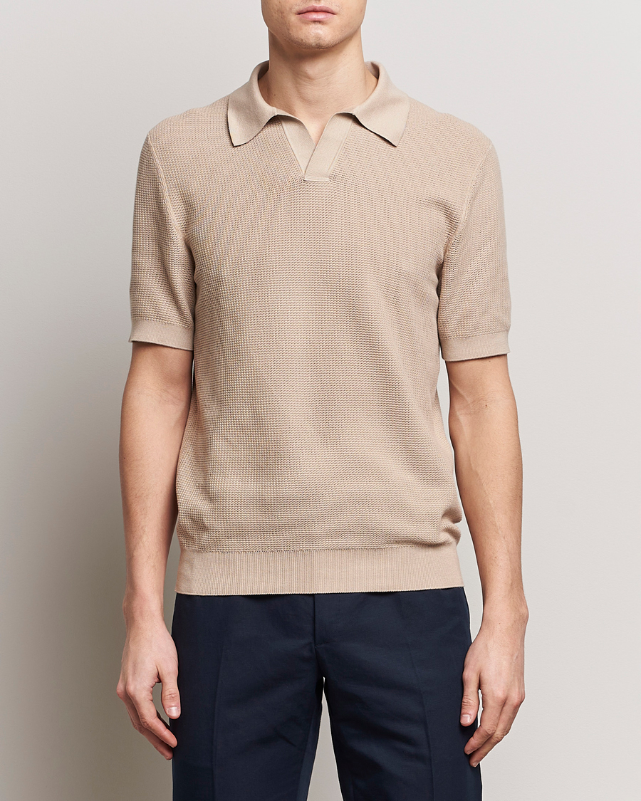 Men | Polo Shirts | Zegna | Riviera Polo Light Beige