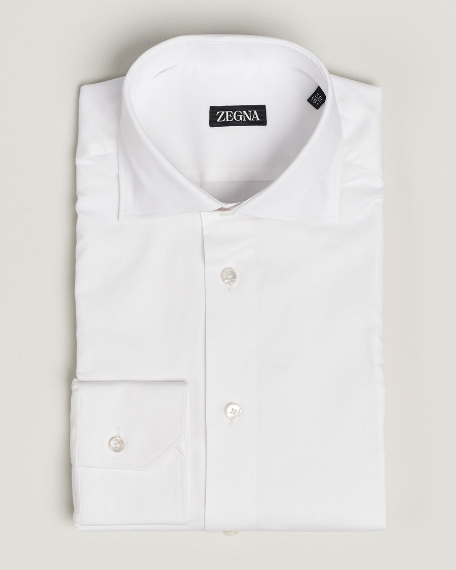 Men | Shirts | Zegna | Slim Fit Dress Shirt White