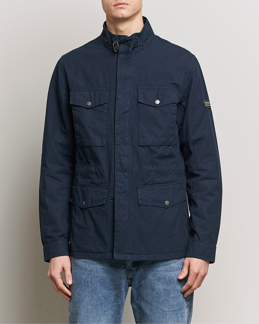 Herr | Kläder | Barbour International | Tourer Chatfield Casual Jacket Workwear Navy
