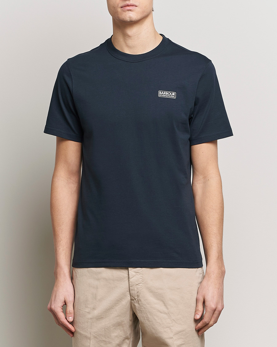 Herr | Kortärmade t-shirts | Barbour International | Small Logo T-Shirt International Navy