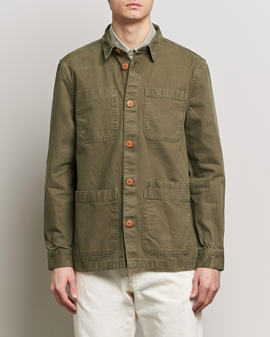Herr | Casual | Barbour Lifestyle | Chesterwood Overshirt Pale Sage