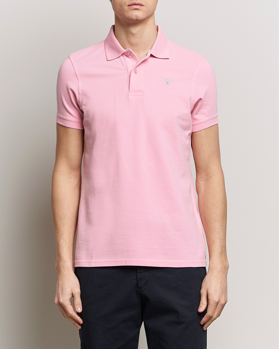 Herre | Pikéer | Barbour Lifestyle | Sports Polo Pink