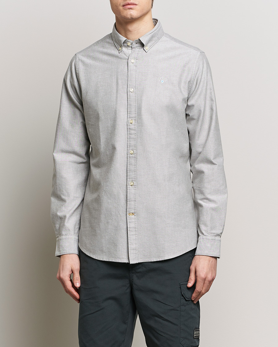 Herre | Skjorter | Barbour Lifestyle | Tailored Fit Oxtown Shirt Pale Sage