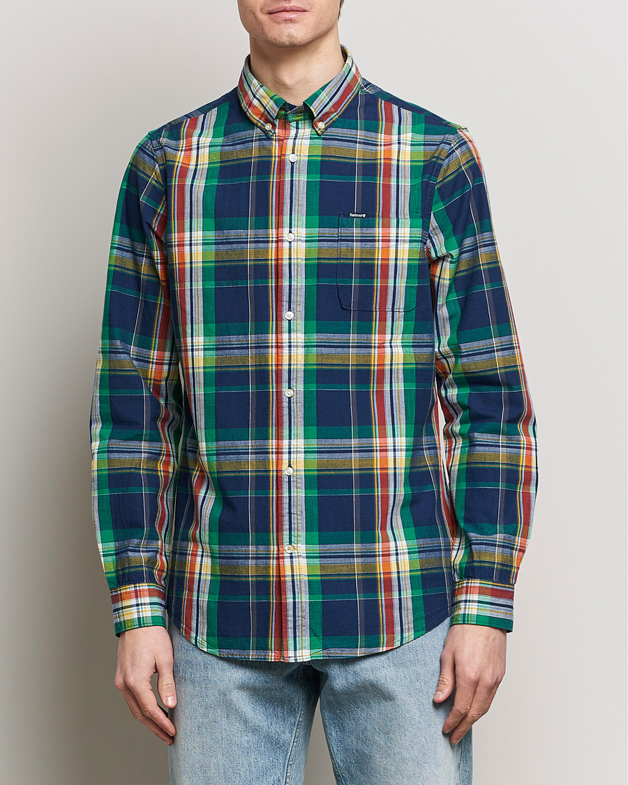 Herr | Kläder | Barbour Lifestyle | Warrick Tailored Check Shirt Indigo