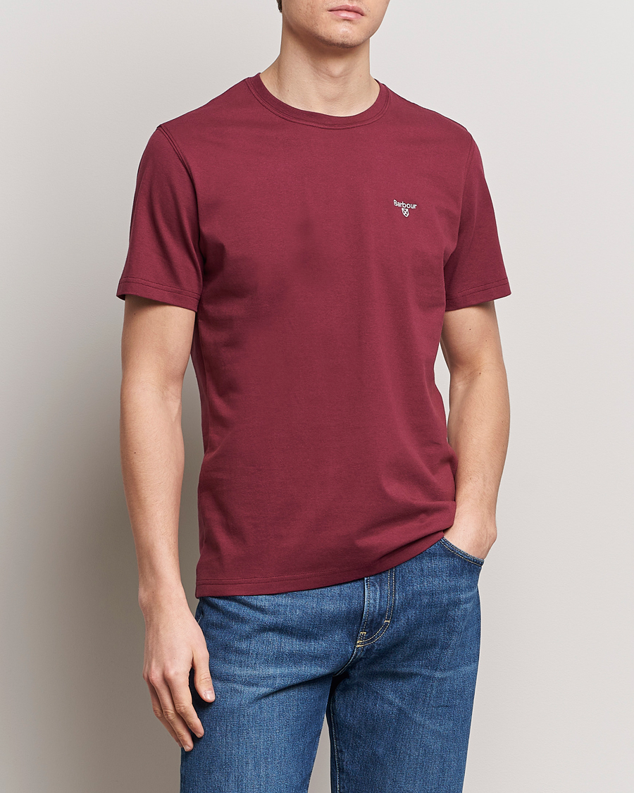 Herr | Kortärmade t-shirts | Barbour Lifestyle | Essential Sports T-Shirt Red