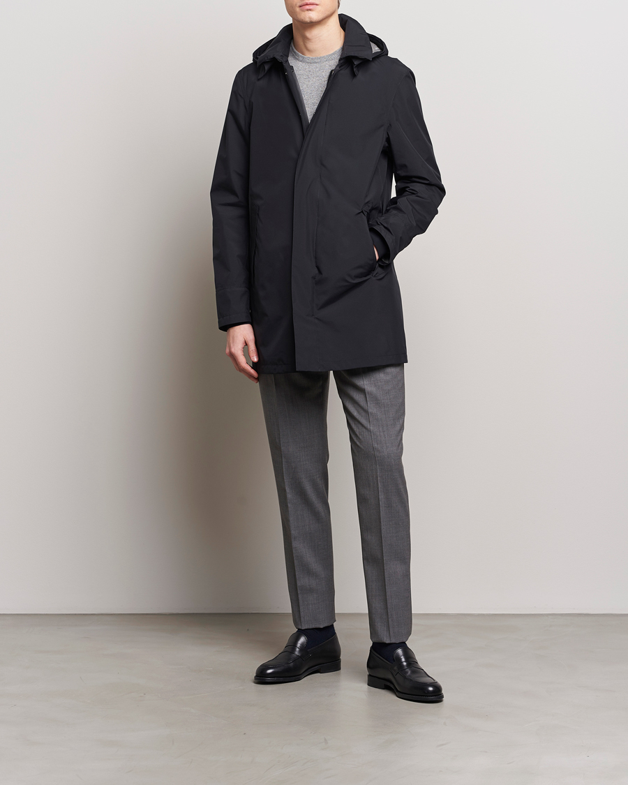 Men | Coats & Jackets | Herno | Laminar Waterproof Coat Black