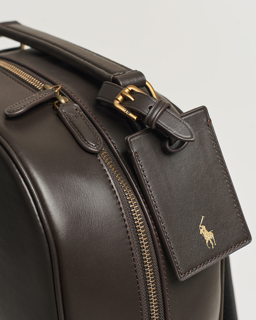 Men | Polo Ralph Lauren Leather Backpack Dark Brown | Polo Ralph Lauren | Leather Backpack Dark Brown