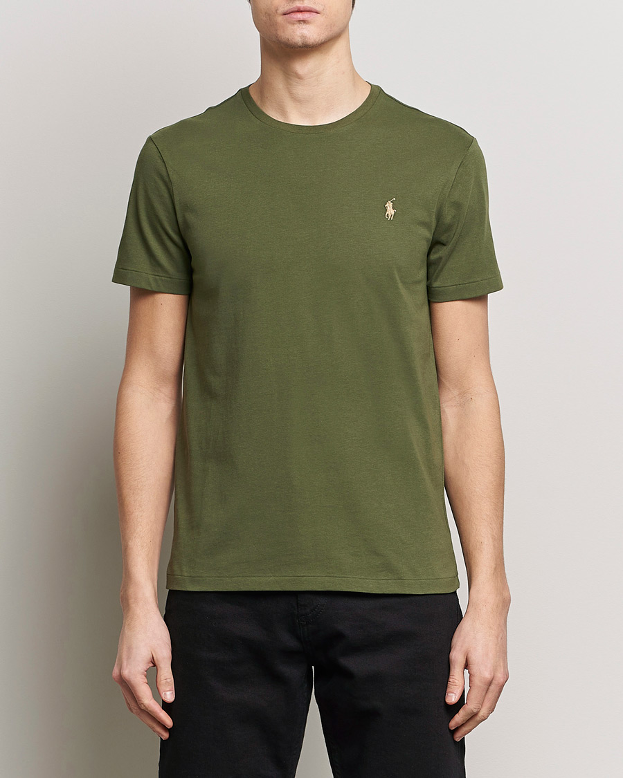 Men | Short Sleeve T-shirts | Polo Ralph Lauren | Crew Neck T-Shirt Dark Sage