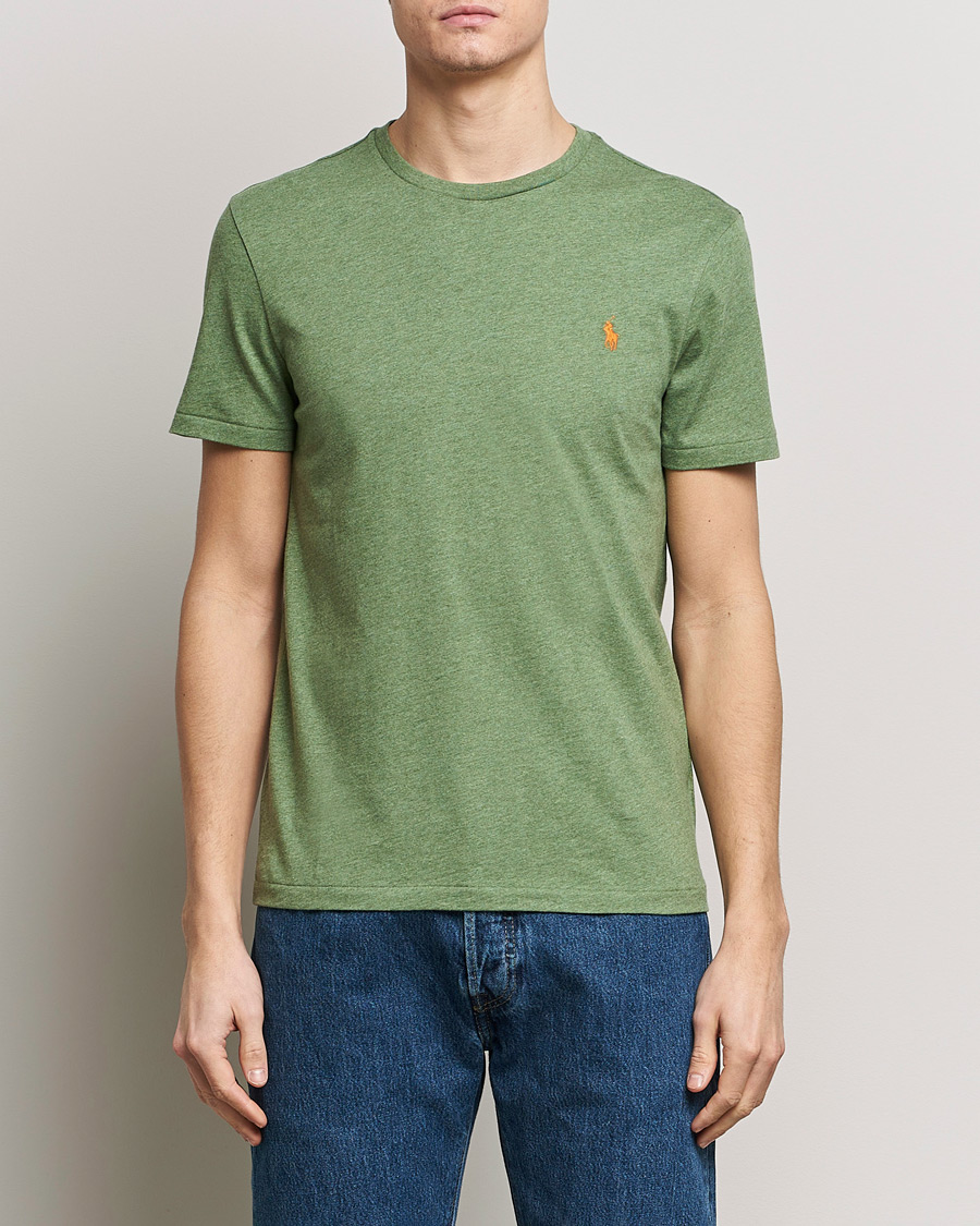 Men | Short Sleeve T-shirts | Polo Ralph Lauren | Crew Neck T-Shirt Cargo Green Heather