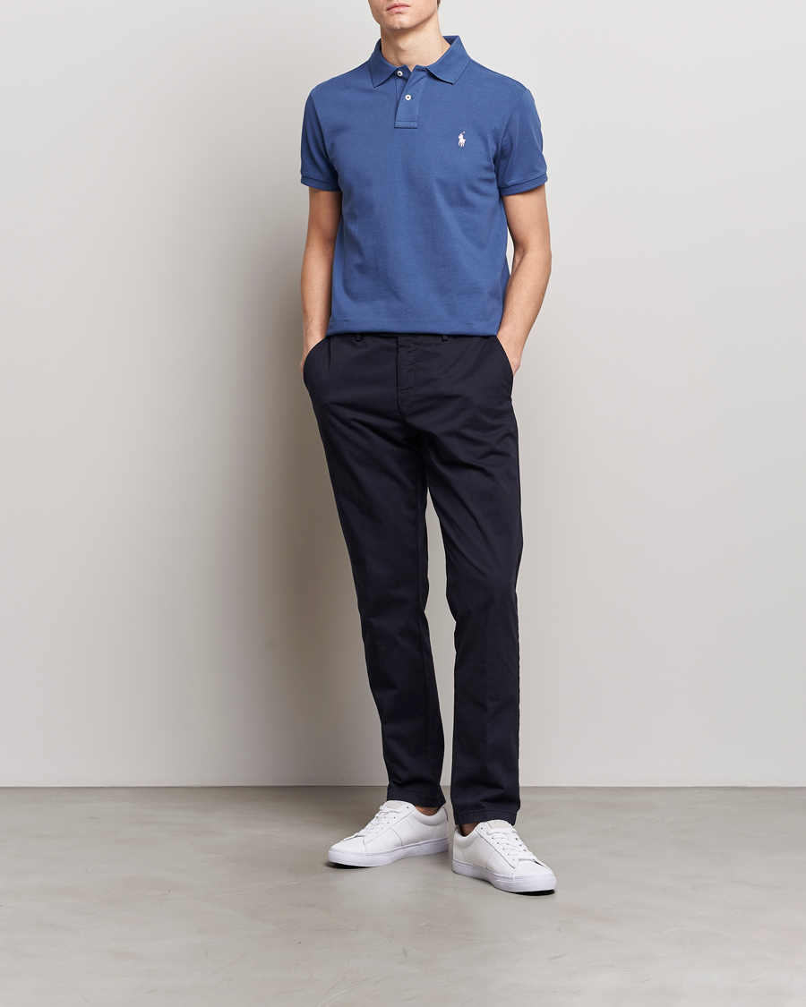 Men | Polo Shirts | Polo Ralph Lauren | Custom Slim Fit Polo Old Royal