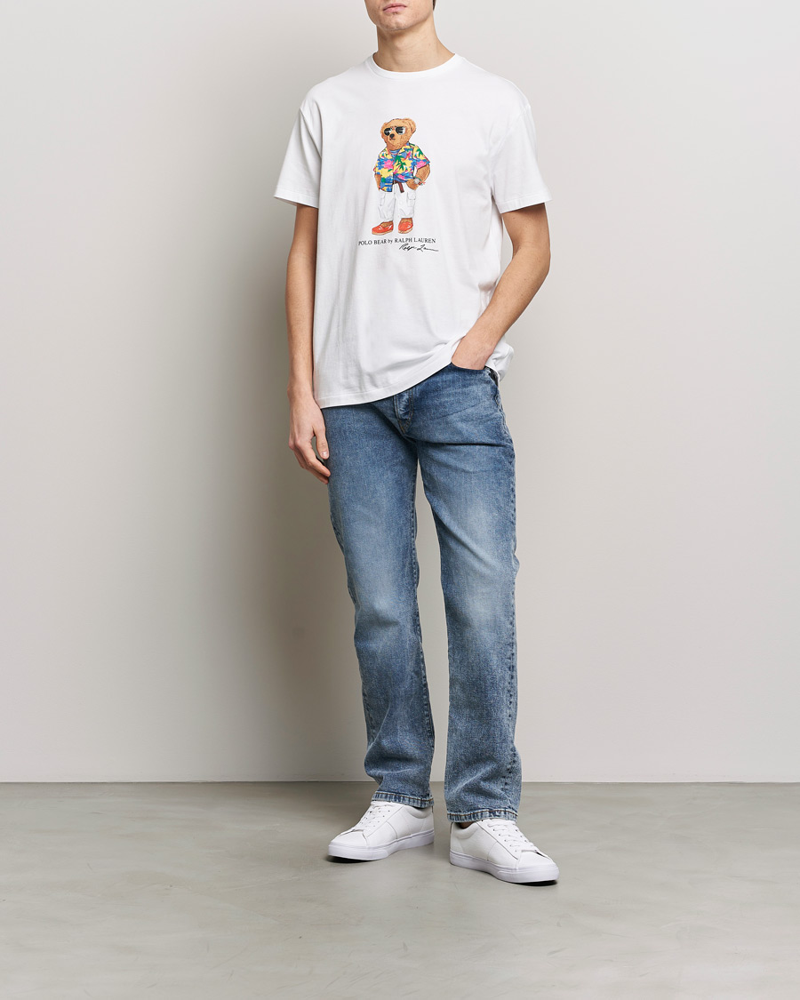 Men | T-Shirts | Polo Ralph Lauren | Printed Bear Crew Neck T-Shirt White