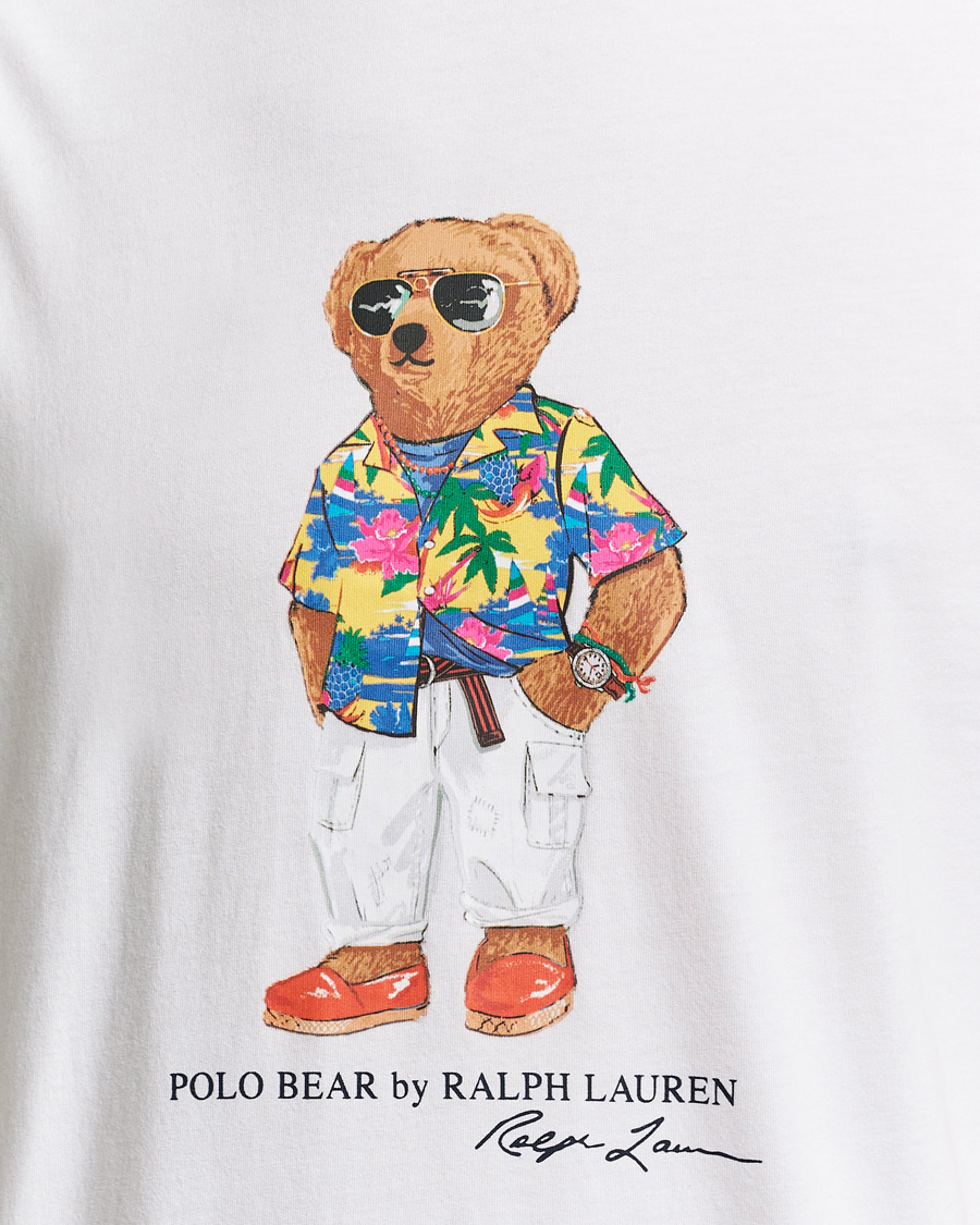 Men | T-Shirts | Polo Ralph Lauren | Printed Bear Crew Neck T-Shirt White
