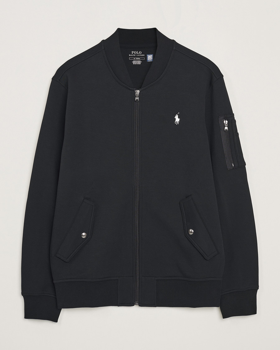 Men | Sweaters & Knitwear | Polo Ralph Lauren | Bomber Full-Zip Sweatshirt Polo Black