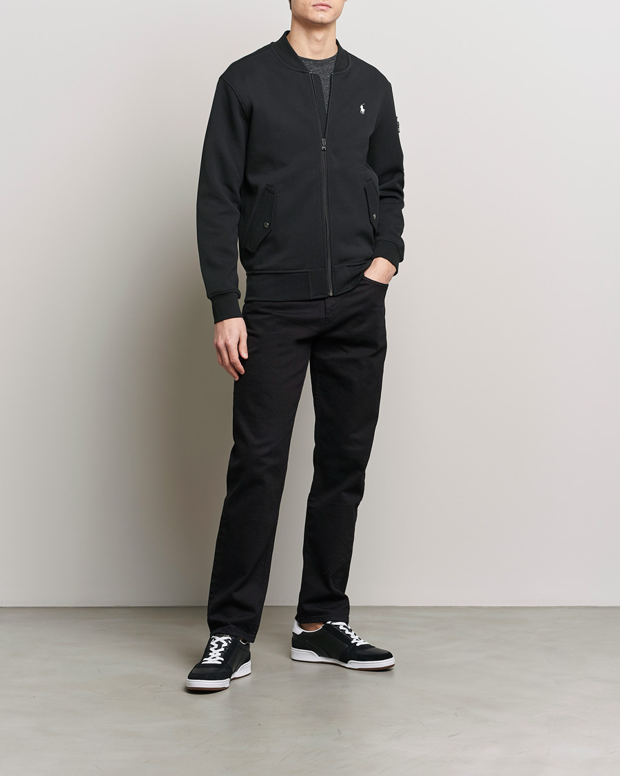 Men | Sweaters & Knitwear | Polo Ralph Lauren | Bomber Full-Zip Sweatshirt Polo Black