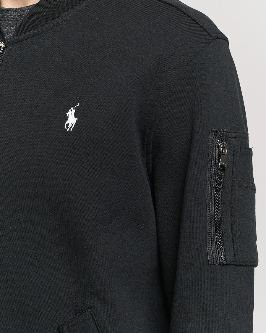 Men | Sweaters & Knitwear | Polo Ralph Lauren | Bomber Full-Zip Sweatshirt Polo Black