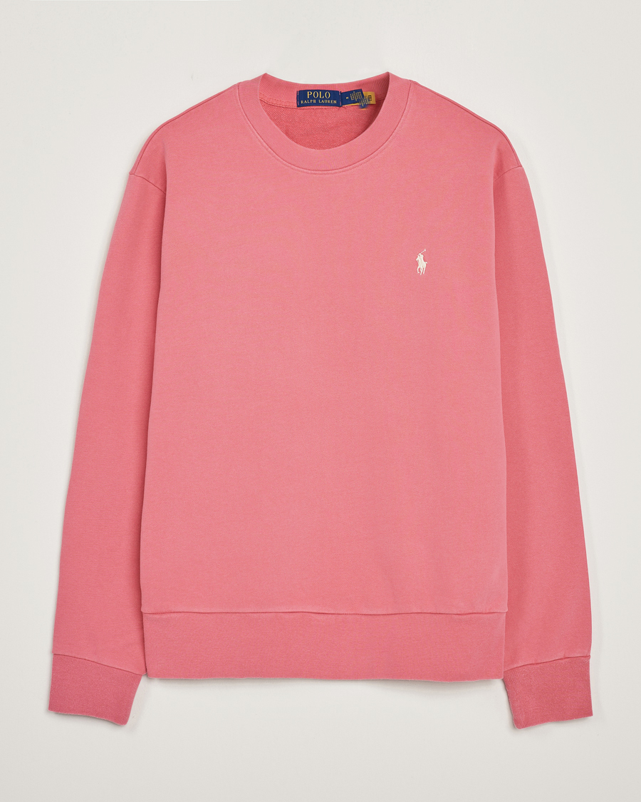 Men | Sweaters & Knitwear | Polo Ralph Lauren | Loopback Terry Sweatshirt Pale Red