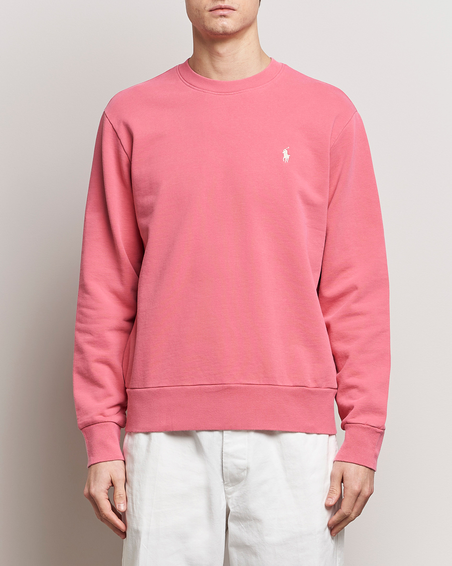 Herre | Sweatshirts | Polo Ralph Lauren | Loopback Terry Sweatshirt Pale Red