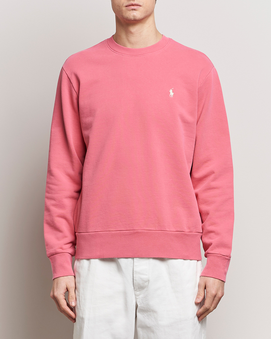 Men | Sweaters & Knitwear | Polo Ralph Lauren | Loopback Terry Sweatshirt Pale Red