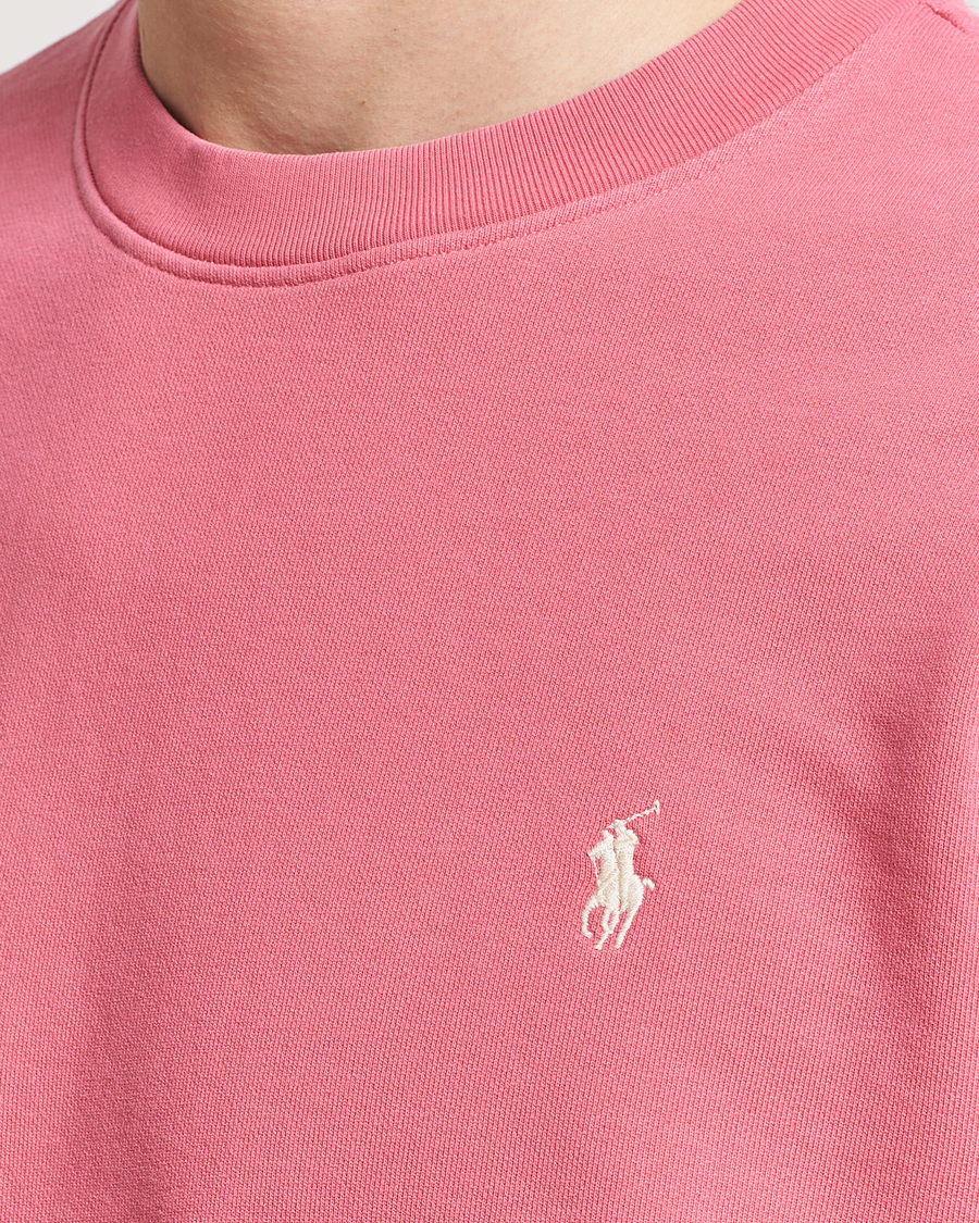 Men | Sweaters & Knitwear | Polo Ralph Lauren | Loopback Terry Sweatshirt Pale Red