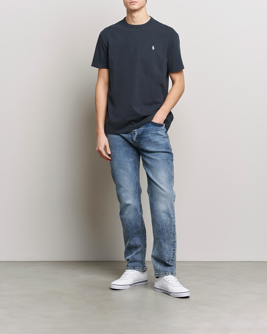 Men | T-Shirts | Polo Ralph Lauren | Loopback Crew Neck T-Shirt Faded Black