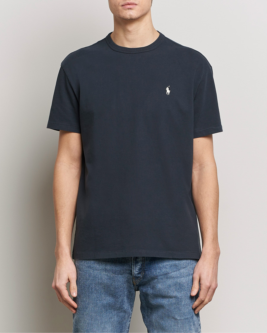 Men | Black t-shirts | Polo Ralph Lauren | Loopback Crew Neck T-Shirt Faded Black