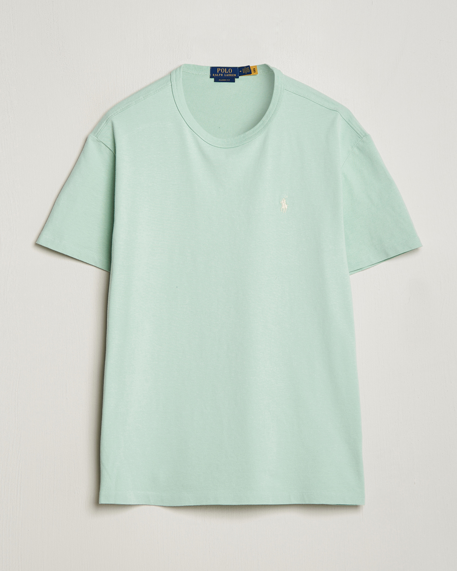Men | T-Shirts | Polo Ralph Lauren | Loopback Crew Neck T-Shirt Celadon