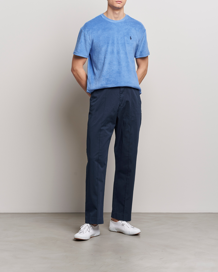 Men | T-Shirts | Polo Ralph Lauren | Terry Cotton T-Shirt Harbor Island Blue