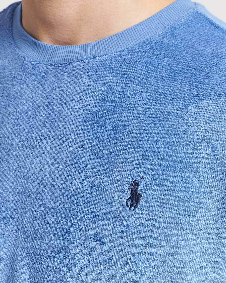 Men | T-Shirts | Polo Ralph Lauren | Terry Cotton T-Shirt Harbor Island Blue