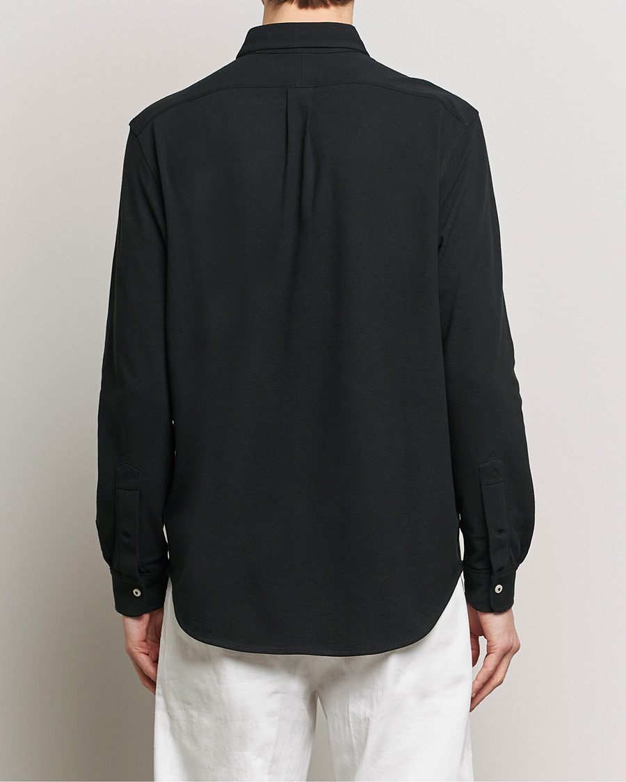 Men | Shirts | Polo Ralph Lauren | Featherweight Mesh Shirt Polo Black