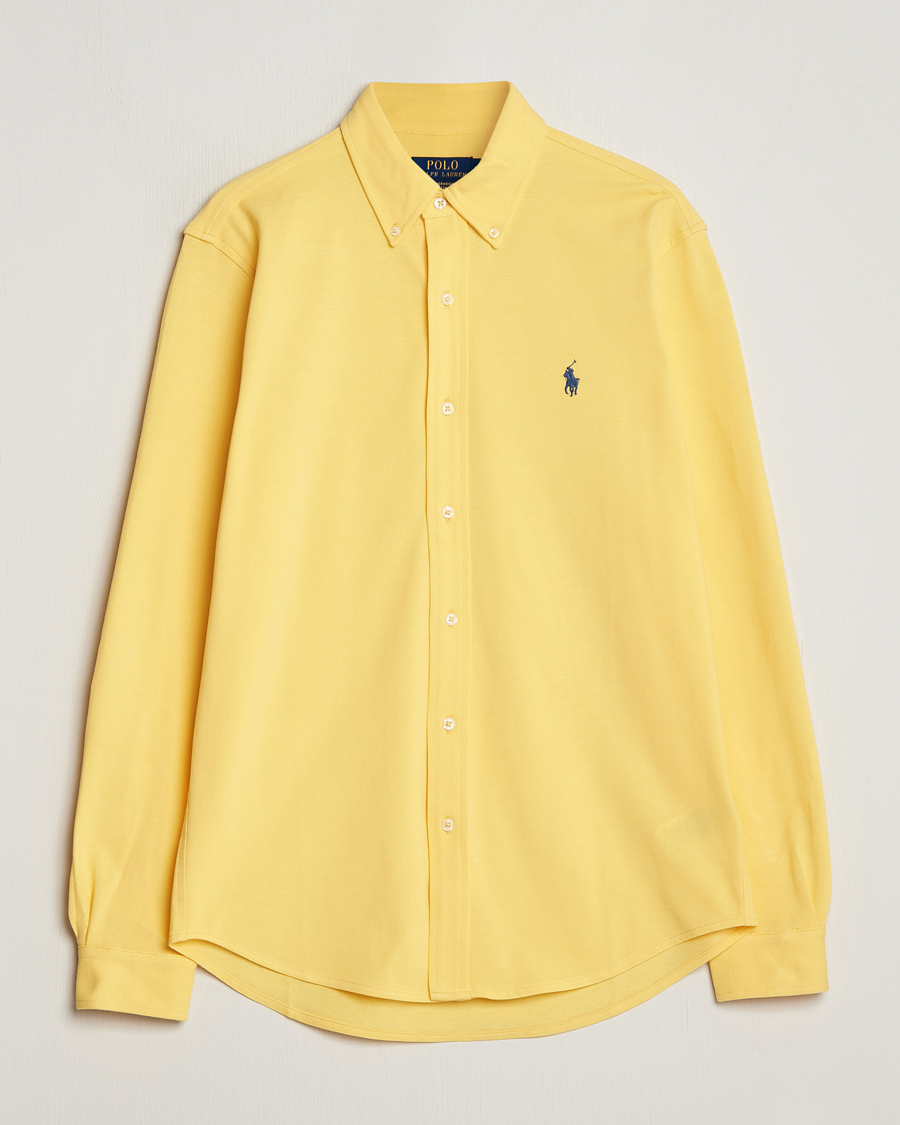 Men | Shirts | Polo Ralph Lauren | Featherweight Mesh Shirt Oasis Yellow