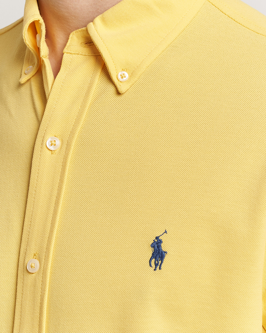 Men | Shirts | Polo Ralph Lauren | Featherweight Mesh Shirt Oasis Yellow