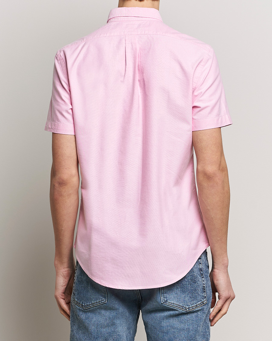 Men | Shirts | Polo Ralph Lauren | Slim Fit Oxford Short Sleeve Shirt New Rose