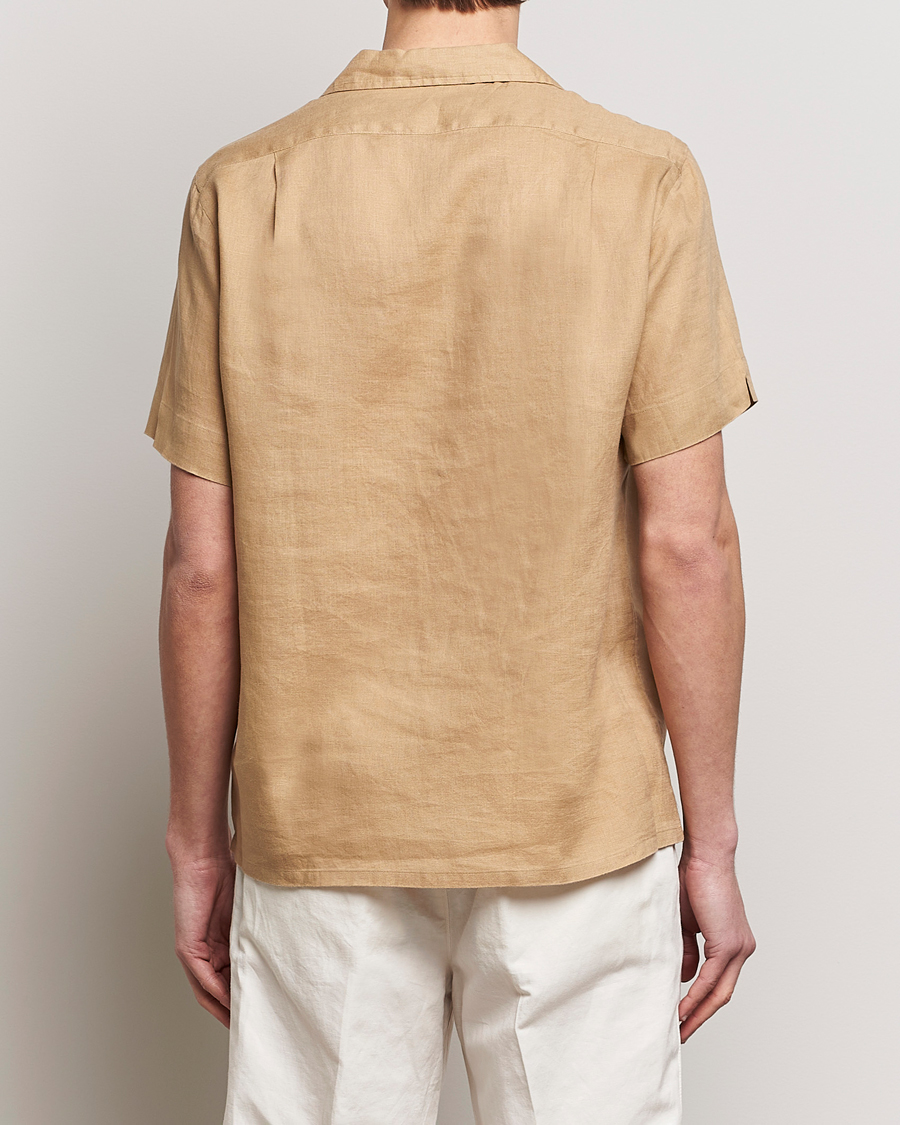 Men | Shirts | Polo Ralph Lauren | Linen Pocket Short Sleeve Shirt Vintage Khaki