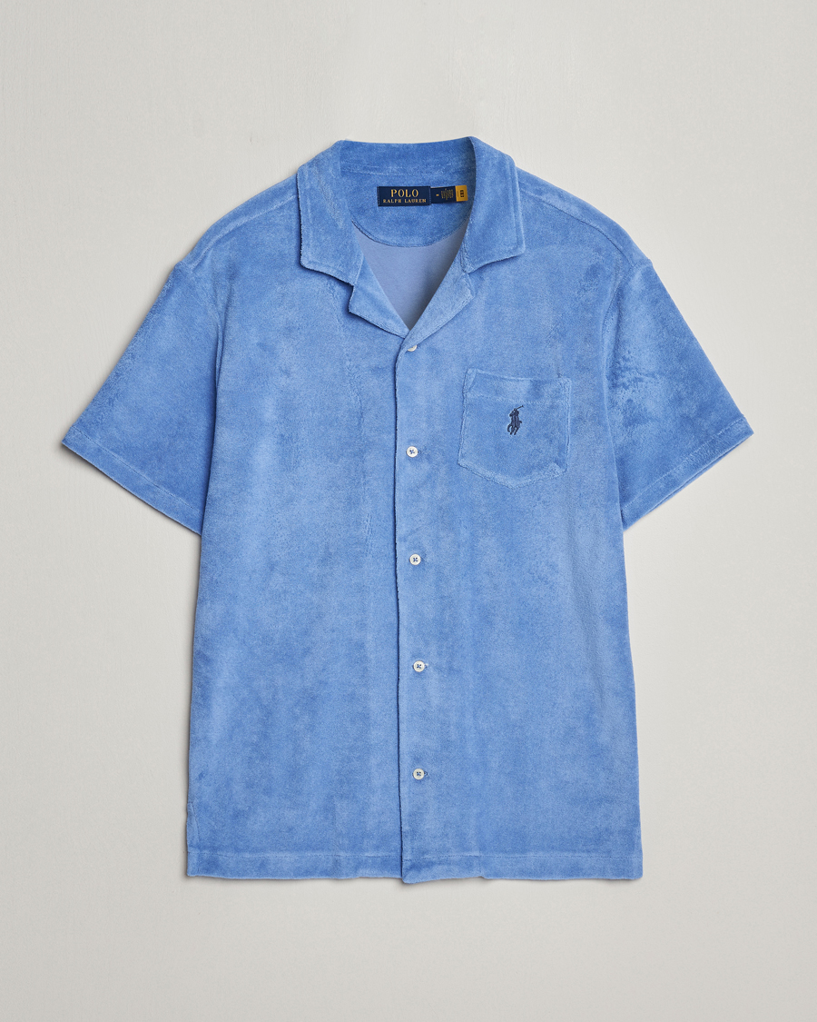 Men | Shirts | Polo Ralph Lauren | Cotton Terry Short Sleeve Harbour Island Blue
