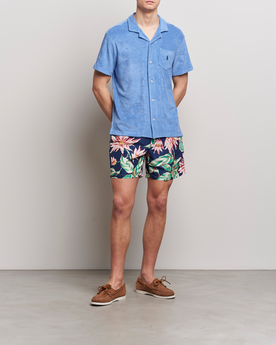Men | Shirts | Polo Ralph Lauren | Cotton Terry Short Sleeve Harbour Island Blue
