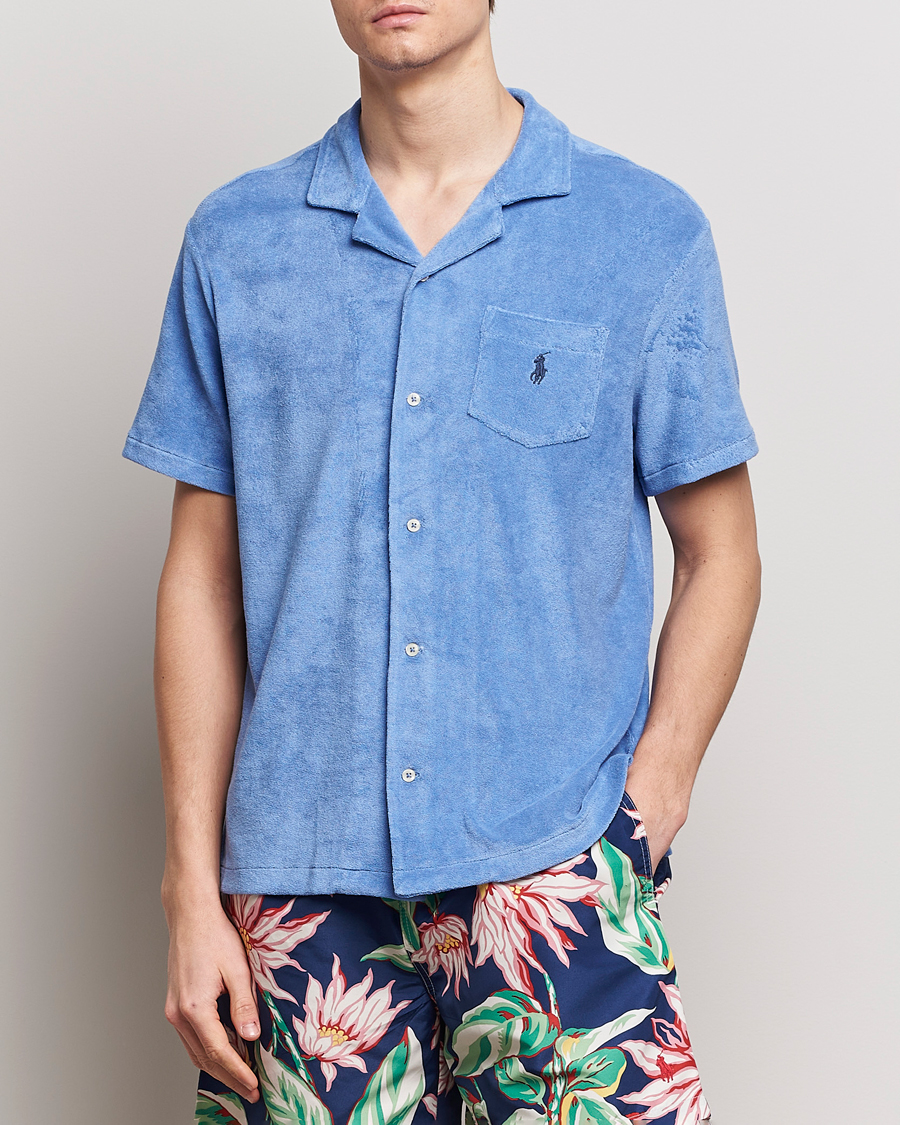 Men | Shirts | Polo Ralph Lauren | Cotton Terry Short Sleeve Harbour Island Blue