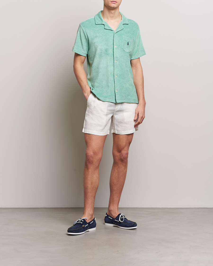 Men | Shirts | Polo Ralph Lauren | Cotton Terry Short Sleeve Shirt Celadon