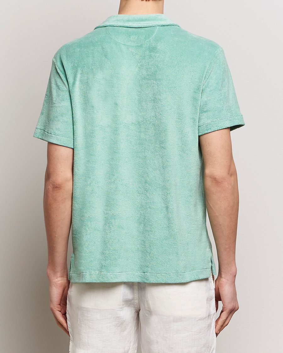 Men | Shirts | Polo Ralph Lauren | Cotton Terry Short Sleeve Shirt Celadon