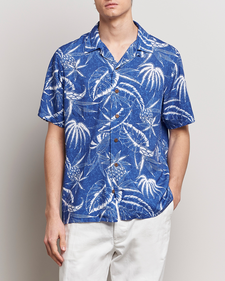 Herre | Skjorter | Polo Ralph Lauren | Short Sleeve Printed Shirt Ocean Breeze Floral