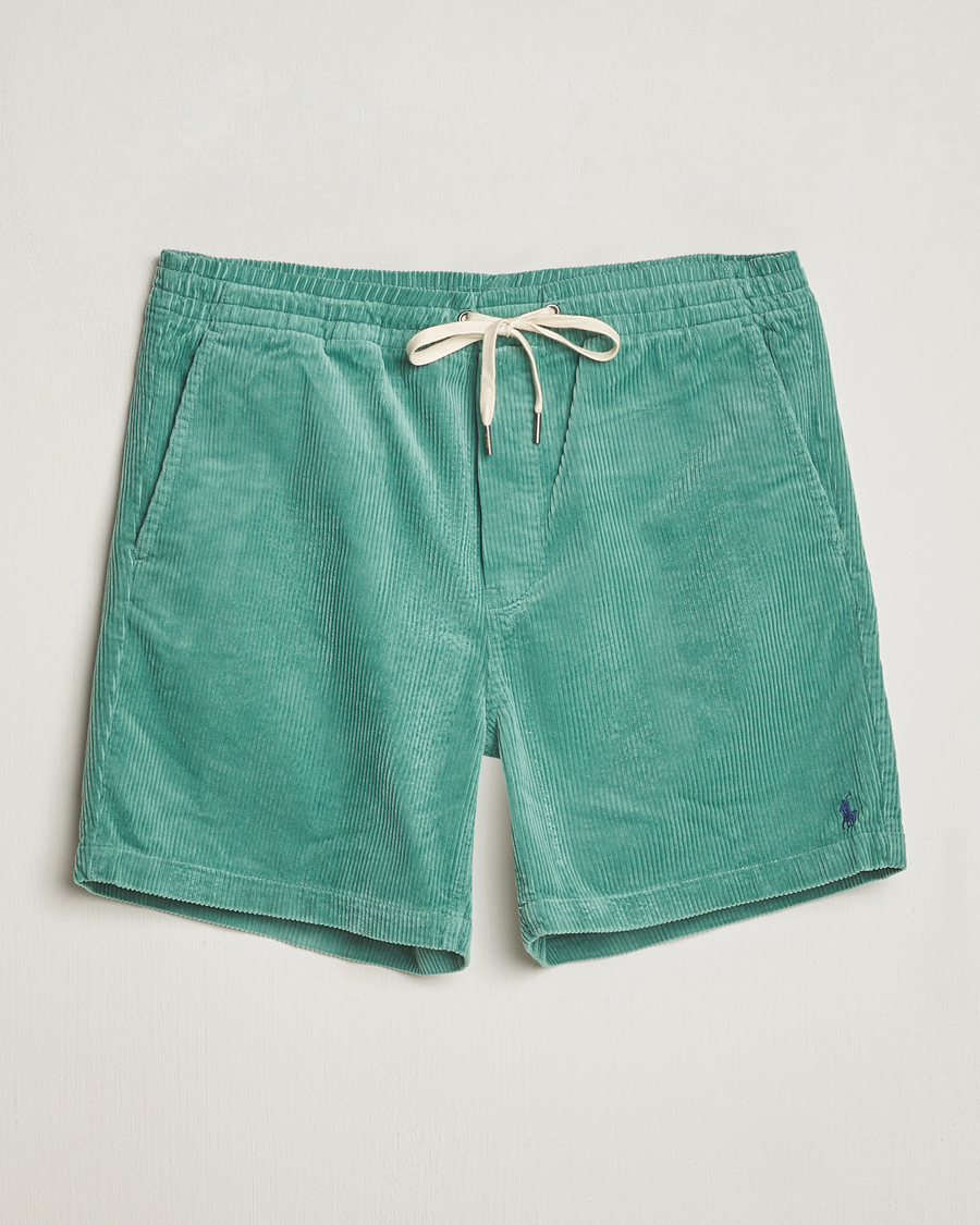 Men | Shorts | Polo Ralph Lauren | Prepster Corduroy Drawstring Shorts Seafoam Green