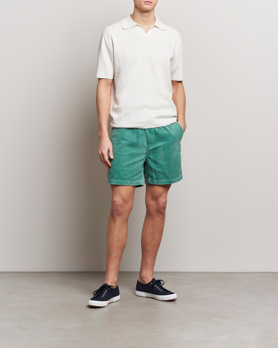 Men | Shorts | Polo Ralph Lauren | Prepster Corduroy Drawstring Shorts Seafoam Green