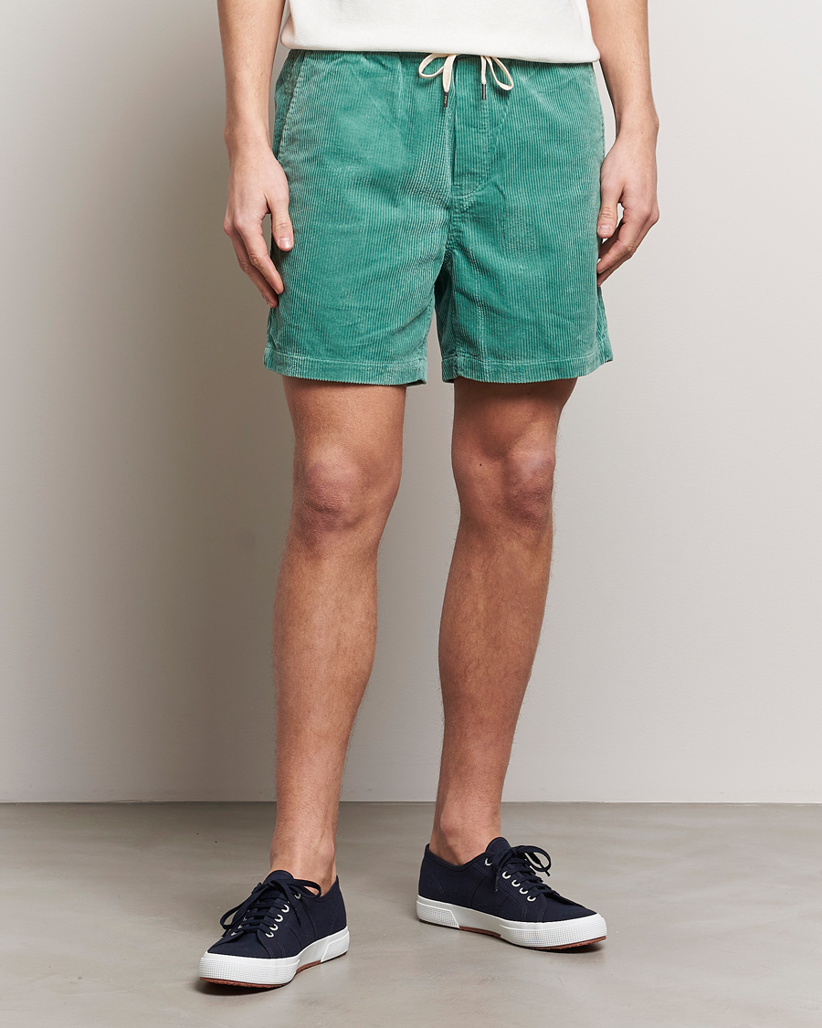 Men | Drawstring Shorts | Polo Ralph Lauren | Prepster Corduroy Drawstring Shorts Seafoam Green