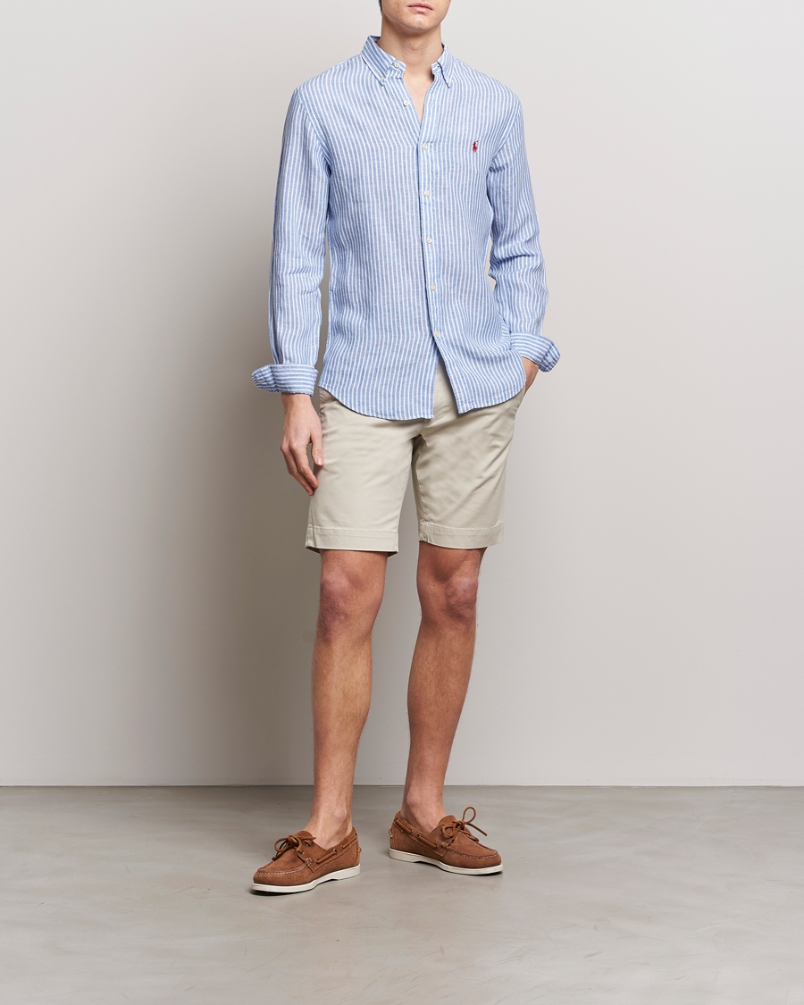 Men | Shorts | Polo Ralph Lauren | Tailored Slim Fit Shorts Classic Stone