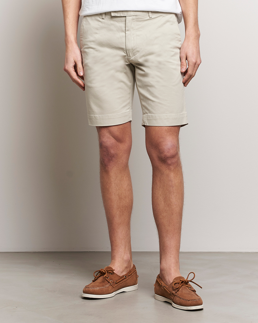 Men | Shorts | Polo Ralph Lauren | Tailored Slim Fit Shorts Classic Stone