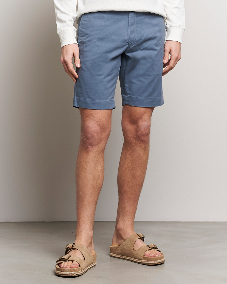 Men | Shorts | Polo Ralph Lauren | Tailored Slim Fit Shorts Bay Blue