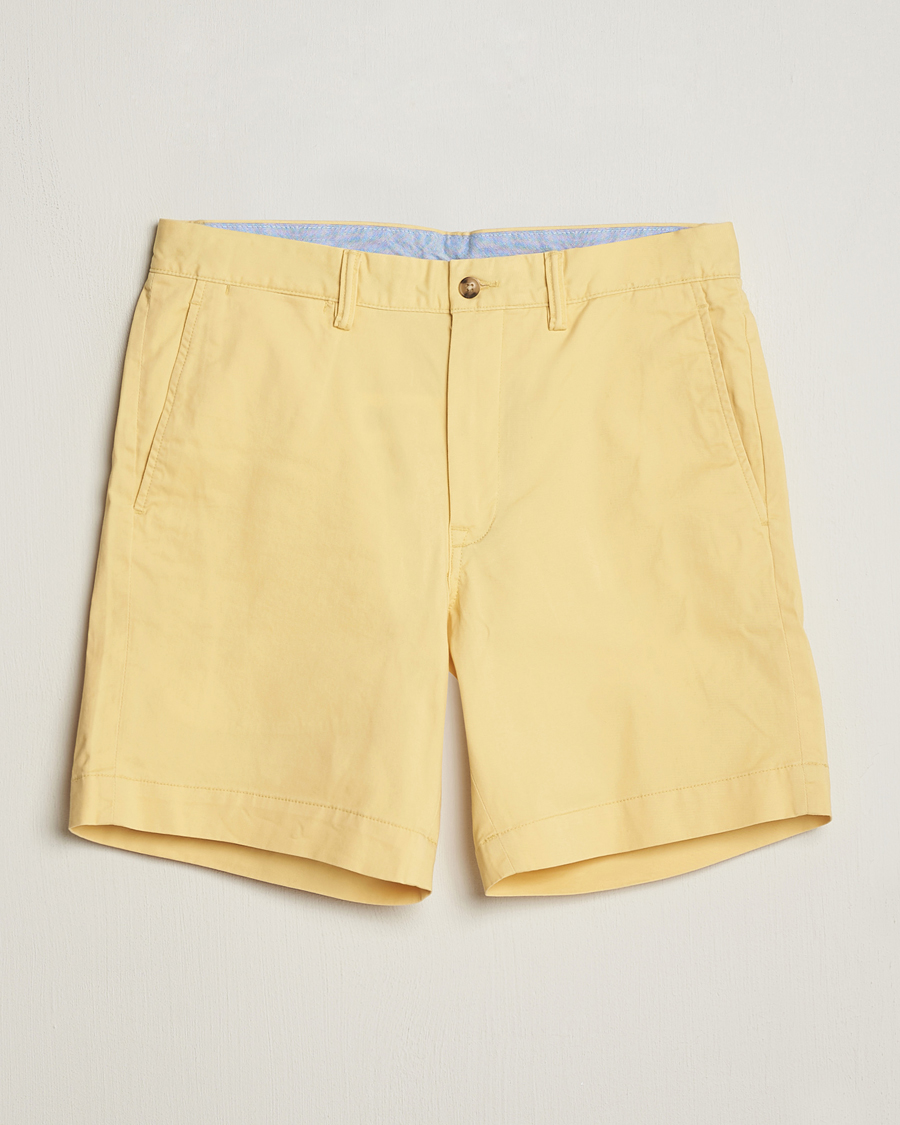 Men | Shorts | Polo Ralph Lauren | Tailored Slim Fit Shorts Corn Yellow