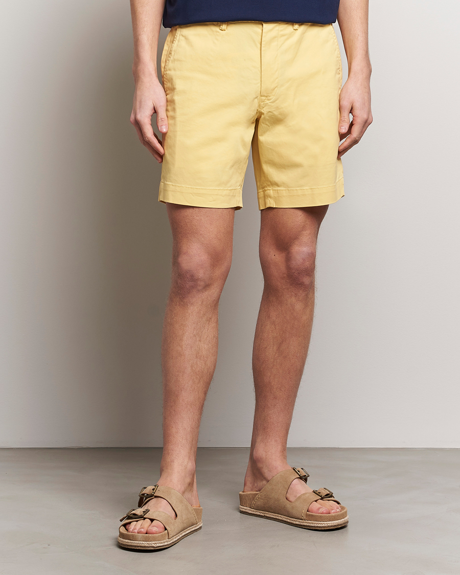 Homme |  | Polo Ralph Lauren | Tailored Slim Fit Shorts Corn Yellow