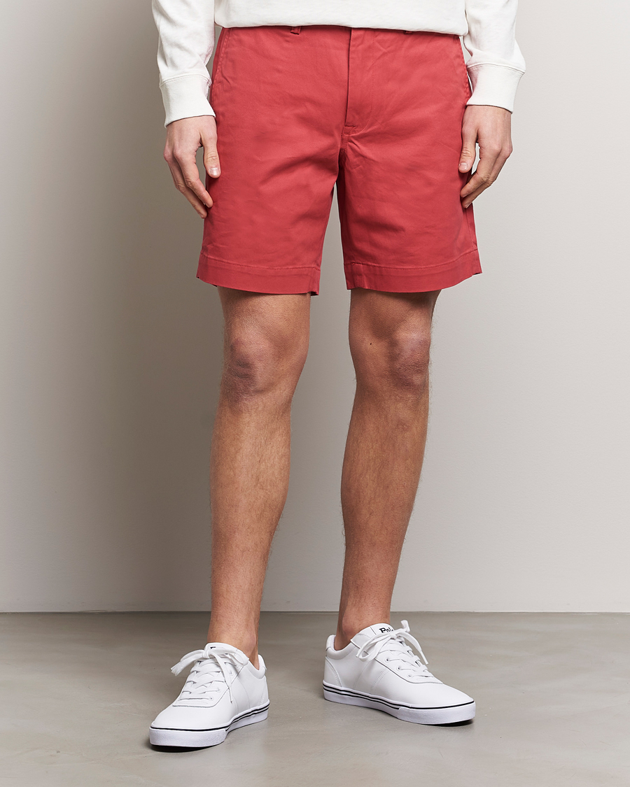 Herre |  | Polo Ralph Lauren | Tailored Slim Fit Shorts Nantucket Red